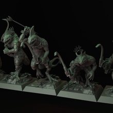 kertenkele skinks eğilmek masaüstü rpg Warhammer Zindanlar Ejderhalar savaş oyunu rol d Kingsofwar Ageofsigmar yüksek melek dokuzuncu minyatürler 3d print model - Mito3D