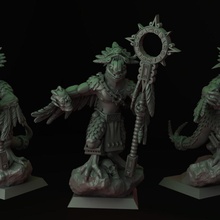 kertenkele skink rahipler masaüstü fantezi rpg Warhammer Zindanlar Ejderhalar rol d Kingsofwar Ageofsigmar yüksek melek dokuzuncu minyatürler 3d print model - Mito3D