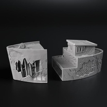 gemi kalıntılar bilimkurgu kıyamet modern oyun 3d print model - Mito3D