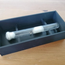 hormiga prueba tubo oscuro caja animales reina fauna silvestre loco incubadora terrario 3d print model - Mito3D