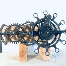 clock mechanical recoil 3d print model - Mito3D