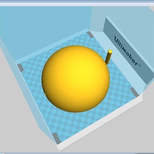 alexa design musem esfera 2 peças branco abs pla 16 impressão educação 3d print model - Mito3D