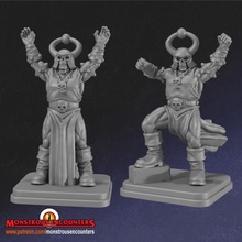 dark sorcerer x2 tabletop board game warhammer evil chaos monstrous heroquest encounters oldhammer middlehammer 3d print model - Mito3D