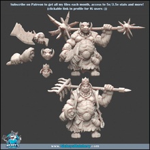 varksoar kit 1 - 2 heads bodies+weapons arms + ready-to-print minis pre-supported files tabletop pig race journey dnd ttrpg pigfolk pigsy 3d print model - Mito3D