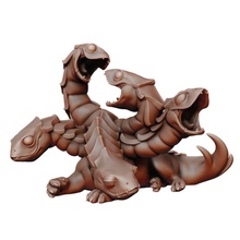 baby hydra tabletop dragons dungeons fantasy monster warhammer miniature dnd 3d print model - Mito3D