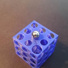 slith3r Ball Würfel Spaß Mathematik Puzzle Spielzeug Marmor Ingenieurwesen Stengel Matze Labyrinth dimlab 3d print model - Mito3D