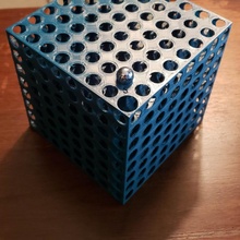 str8 jacket ball cube fun math puzzle toy marble engineering stem maze labyrinth dimlab 3d print model - Mito3D