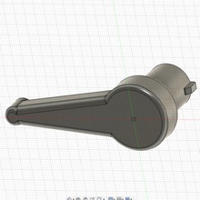 screen door handle knob replacement 3d print model - Mito3D