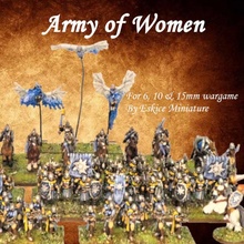 esercito donne soleige 10mm gioco guerra tavolo figurina guerriero donna miniatura paladino 15mm eskice Warmaster 3d print model - Mito3D