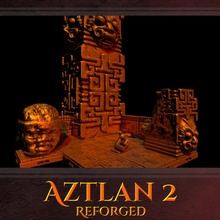 Aztlan 2 neu geschmiedet Geschäft aztekisch Schlange Verlies Dschungel Fliesen Mesoamerikaner Drachenbiss yuan ti Drachenschloss Kult 3d print model - Mito3D