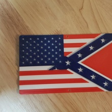 amerifederar bandeira EUA americano confederado 3d print model - Mito3D