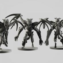 demon dark tabletop beast creature diablo fantasy horror monster toys wing character creepy elemental element haven gloomhaven obscure gloom 3d print model - Mito3D