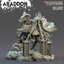 abaddon table cheval donjons Dragons dnd anges jeux démons tabletteoprpg argile cyanure 3d print model - Mito3D