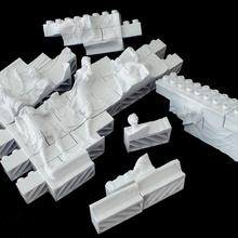 montini death lucretia wall set lego compatible art relief block brick myth tragic bouwstenen briques 3d print model - Mito3D