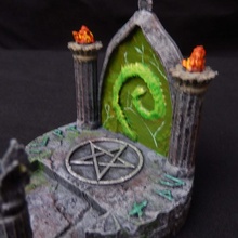 fey fel ritual gate tabletop miniature miniatures terrain dungeonsanddragons dnd dndmini dndminiatures ritualgate teleporation planartravel 3d print model - Mito3D