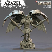 azazel masaüstü iblis minyatürler Warhammer melek Zindanlar Ejderhalar Lancer dnd yol bulucu oyunları masa oyunu üstü 3d print model - Mito3D