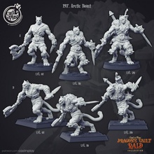 arctic beast pre-supported tabletop animal barbarian cat dragons fighter hero warrior lenin vault tabaxi castnplay 3d print model - Mito3D