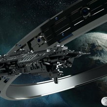 esprit phoenix class soutien navire table Halo guerres hallowars bataille flotte 3d print model - Mito3D