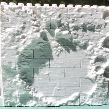 montini nasa mars gusev crater wall set lego compatible science rover relief block brick spirit topography bouwstenen briques 3d print model - Mito3D