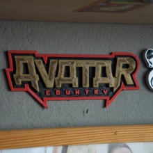 avatar logo metallo roccia ceco metalmusic metallogo avatarcountry 3d print model - Mito3D