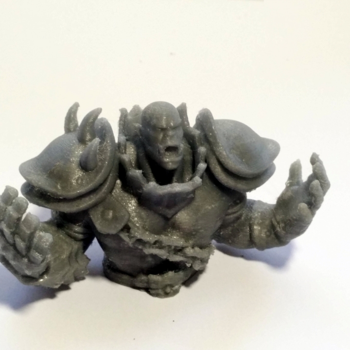 blackhand warcraft sanat hayranı ork video oyunu Vay be worldofwarcraft 3D print model - Mito3D