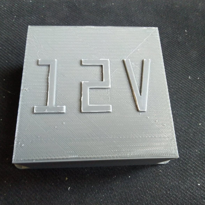 boite lectrique protection 12v electrique lectricit 3D print model - Mito3D