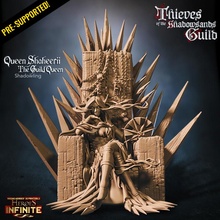 queen shaheerii guild tabletop epic fantasy mini model rpg sand miniature shadow boardgame base role heroes throne wargame dungeon d&d warriors pathfinder infinite heroines thieves ragingheroes 3d print model - Mito3D