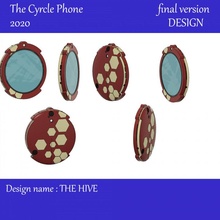 círculo phone tripé designs 3d print model - Mito3D