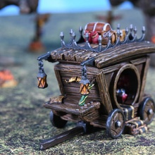 nobles carriage tabletop miniatures d&d 3d print model - Mito3D