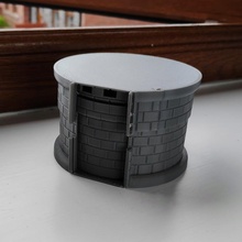 plegable torre mecánico Ingenieria compacto dnd tablero juego 3d print model - Mito3D