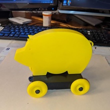 pull toy pig horse elephant toyrabbit 3d print model - Mito3D