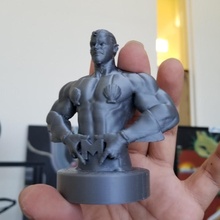 Sirène homme statue Bob l'éponge kong chho 3d print model - Mito3D