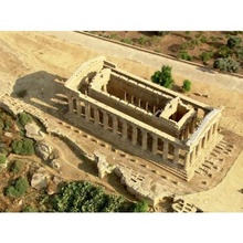 templo concordia Agrigento Italia arquitectura monumentos Monumento columna casa piso arqueológico restos 3d print model - Mito3D
