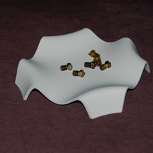 matematico onda piatto elegante funzionale matematica scultura gioielleria superficie funzione 3d print model - Mito3D