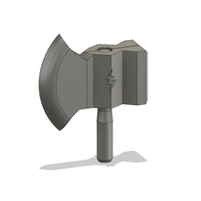 tiny axe stormlord toy weapon d&d dnd 3d print model - Mito3D