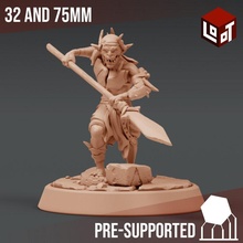 goblin lancer - trouble loot studios tabletop epic fantasy game hero mini rpg miniature boardgame dungeonsanddragons heroes wargame d&d role-playing pathfinder lootstudios 3d print model - Mito3D