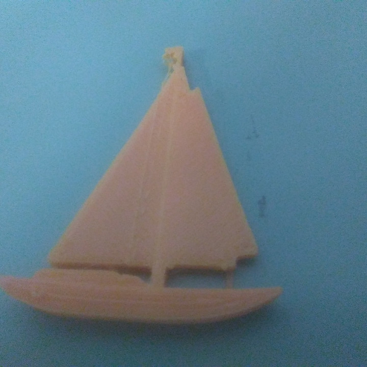 barco vela 3D print model - Mito3D