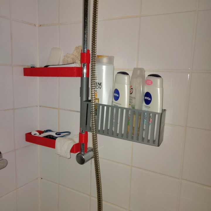 seifenhalter flaschenhalter dusche Seifentablett Duschgürtel Dusche Seife seife 3D print model - Mito3D