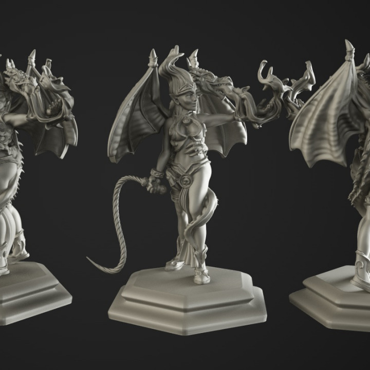 dragon trainer tabletop demon creature dragons fantasy warhammer wing character high warcraft boardgame elves succubus dungeon flames drake mmo dt 3D print model - Mito3D