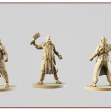 butcher tabletop cool diablo games horror mini zombie boardgame dungeon meat sine beef ham chef zombiecide mannaia coolpawn requie 3d print model - Mito3D
