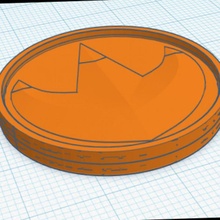 vert ranger tireur disque tinkercad 3d print model - Mito3D