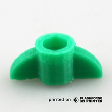 wingtip nut m3 hotbed levelling flashforge creator build 3d printer 3d print model - Mito3D
