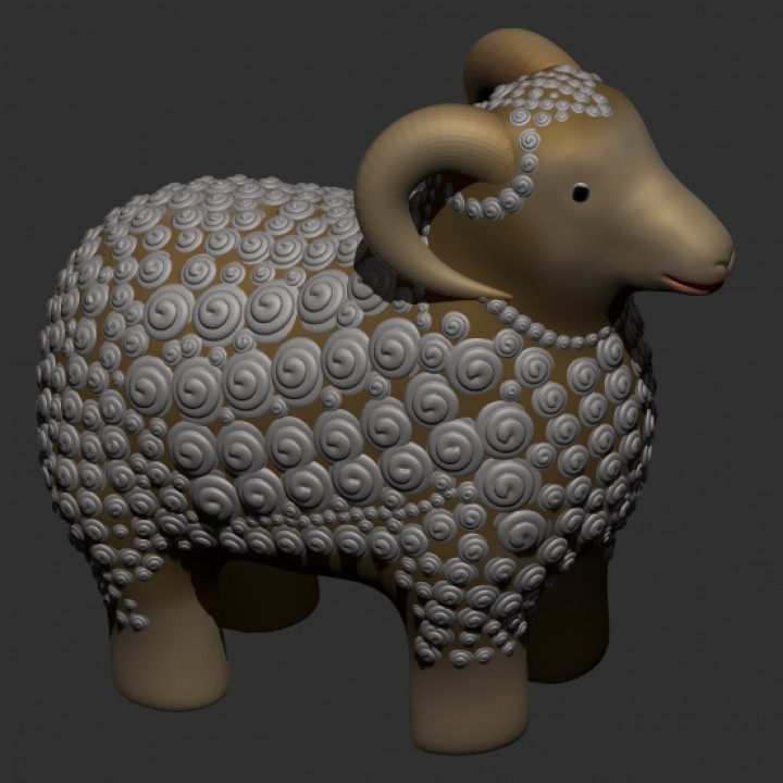 sheep 3dprint 3D print model - Mito3D