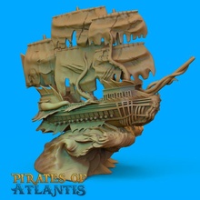 pirate ship bottle - returned tabletop kickstarter ships pirates 3d print model - Mito3D
