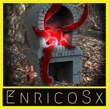 monster fireplace enricosx 3d print model - Mito3D