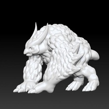 stylized owlbear tabletop 3d creature dragons dungeons fantasy medieval miniatures model dnd 5e 3d print model - Mito3D