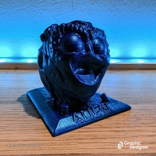 alien head bust fantasy game character alieno 3d print model - Mito3D