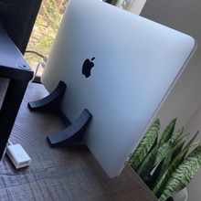 macbook docking stand apple laptop 3d print model - Mito3D