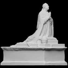 statue kneeling man scan stone marble photogrammetry openglam 3d print model - Mito3D
