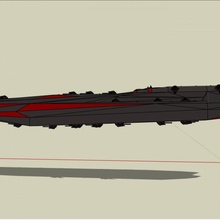 blindato nave sci fi 3d print model - Mito3D
